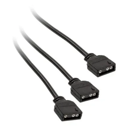 Kolink PGW-AC-KOL-043 - 3-nastainen PC-tuulettimen Y-haaroitinkaapeli, 0,3 m, musta