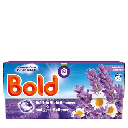 Bold Lavender & Camomile Laundry Pods - 25 kpl