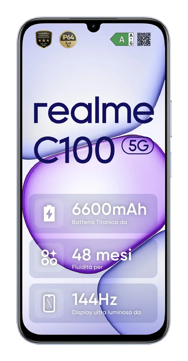 realme C100 5G 128GB/4GB - Blooming Purple