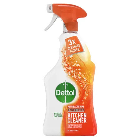 Dettol Antibakteerinen Power & Pure Keittiön Puhdistussuihke - 1000 ml