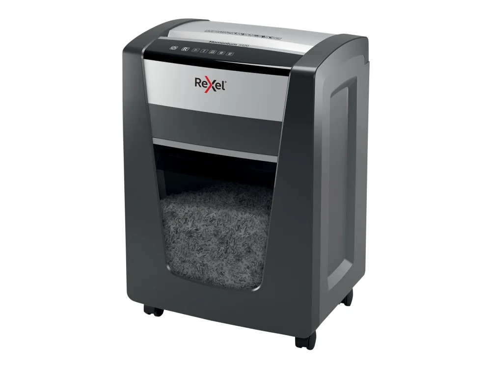 Rexel Momentum X420 paperisilppuri, P4, Ristiinleikkaava, 4 x 40 mm, 30 L, 275 arkkia, 58 dB, Painikkeet, Kosketus