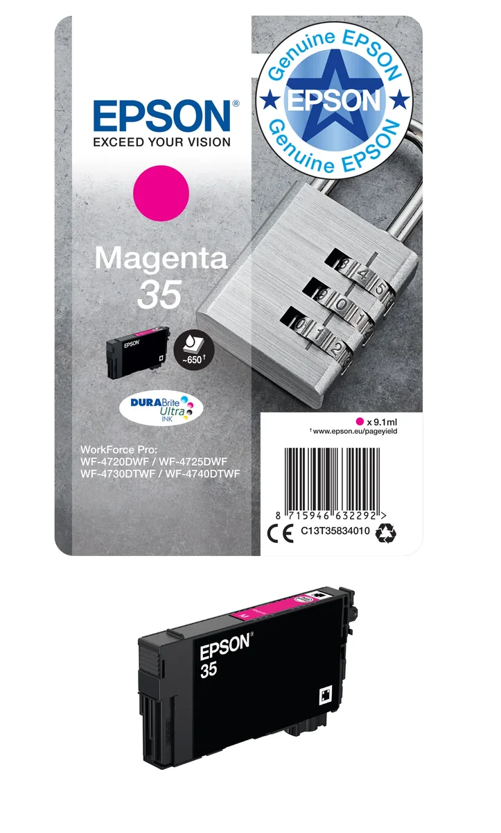 Epson 35-mustekasetti, 9.1 ml, magenta