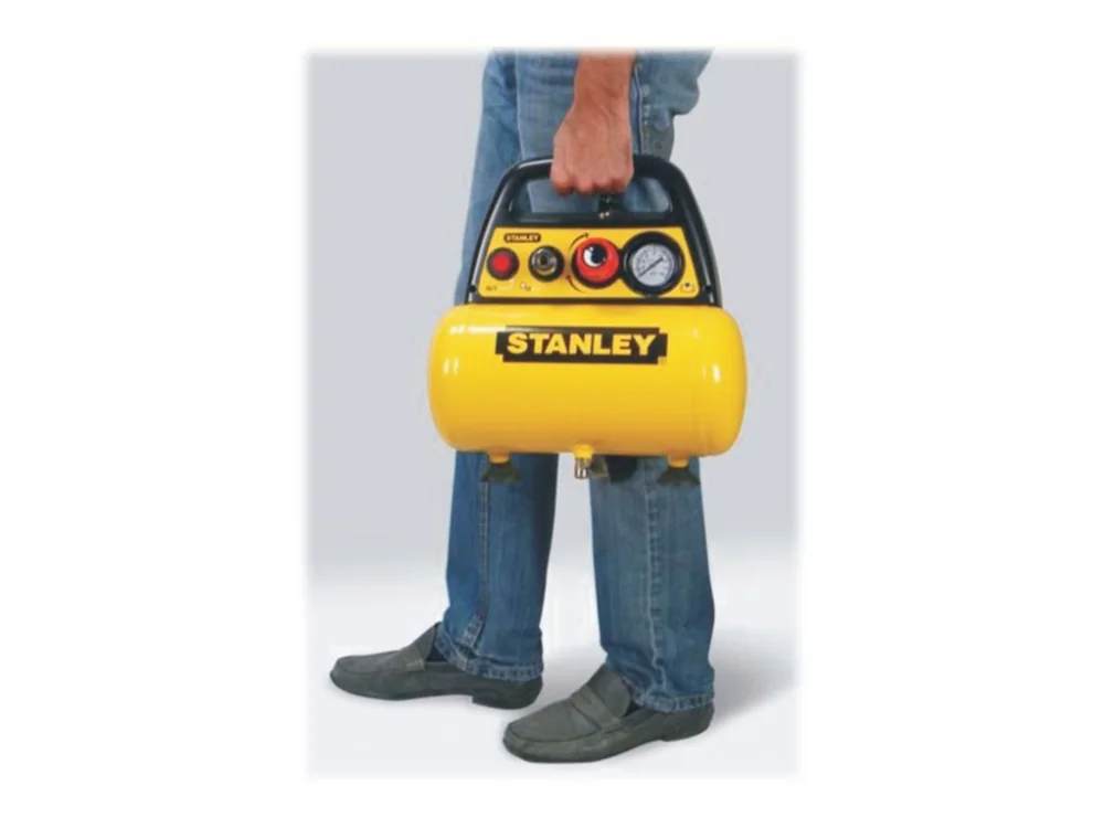 STANLEY 6L 1.5hp 8Bar 180l/min öljytön kompressori