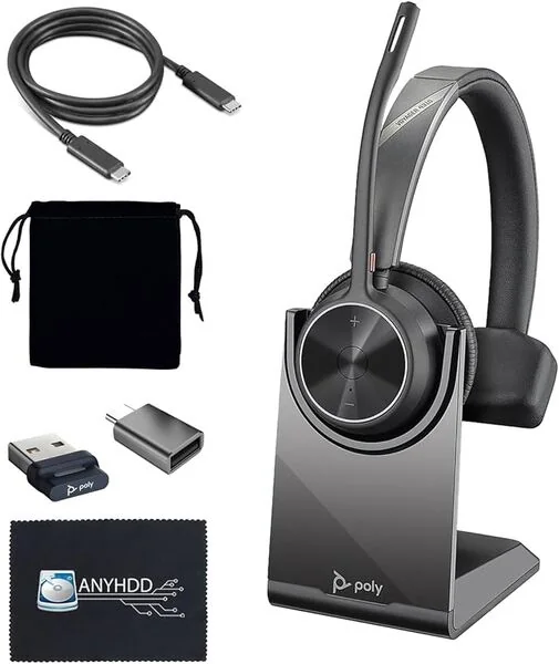 HP Poly Voyager 4310-M UC Headset +USB-A til USB-C-kabel +BT700-dongle (7Y210AA)