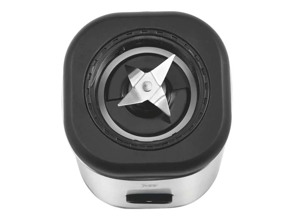 WMF Kult X 0416270011, Pöydällä pidettävä tehosekoitin, 0,6 L, 300 W, Musta, Hopea