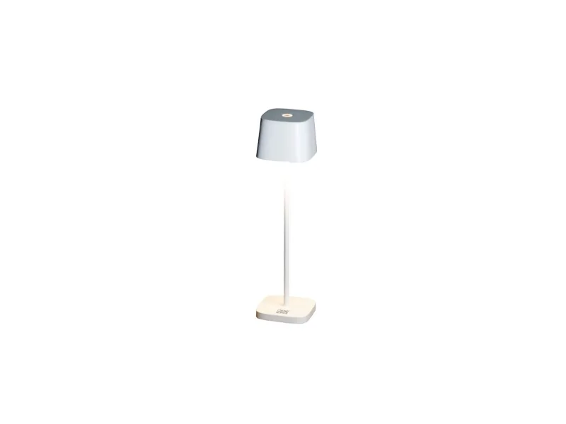 LED-pöytälamppu Capri-Mini ulkokäyttöön, valkoinen