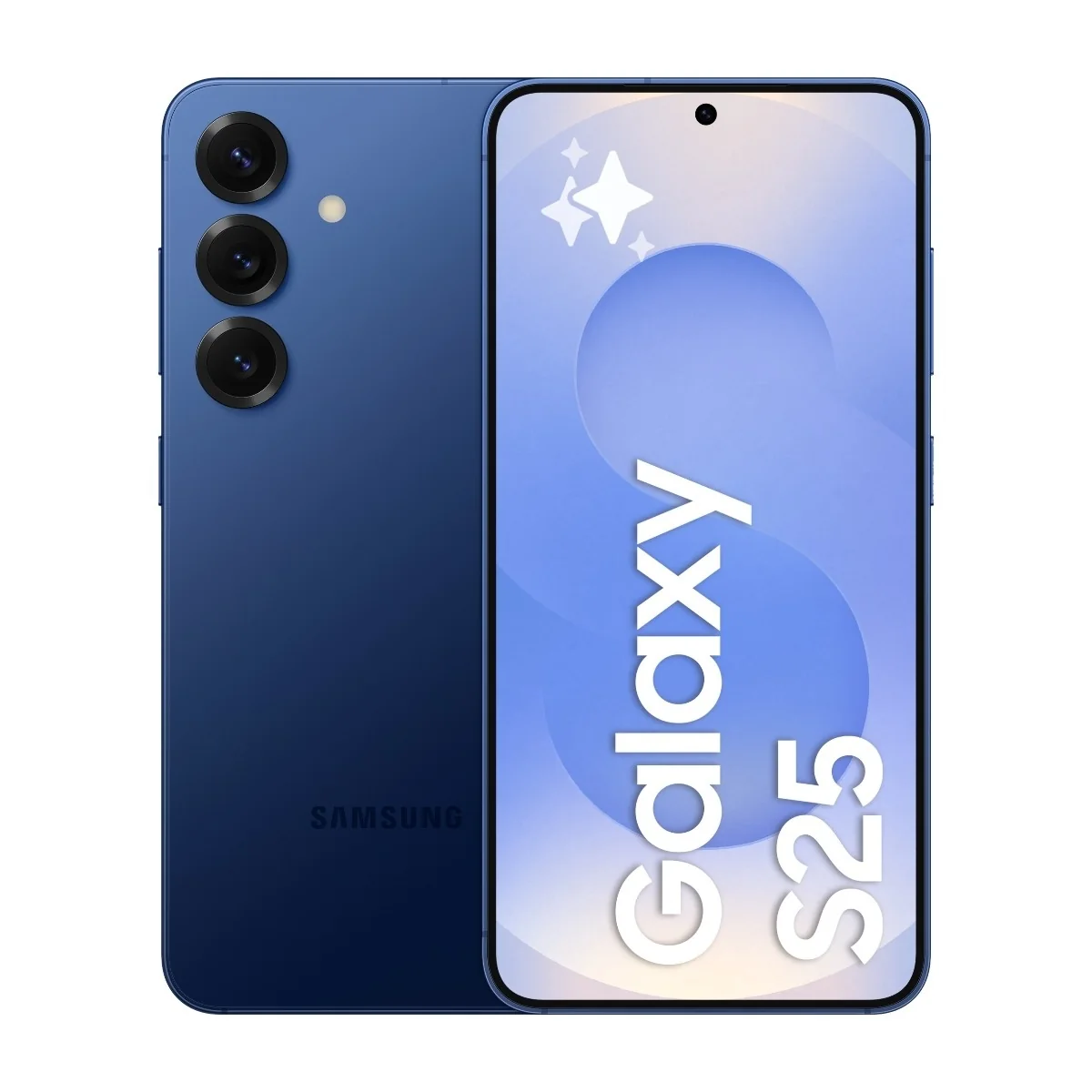 Samsung Galaxy S25 - 5G älypuhelin - Kaksois-SIM - RAM 12 Gt / sisäinen muisti 128 Gt - OLED-näyttö - 6.2 - 2340 x 1080 pikseliä (120 Hz) - 3 takakameraa 50 megapikseliä, 12 MP, 10 MP - front camera 12 MP - laivastonsininen