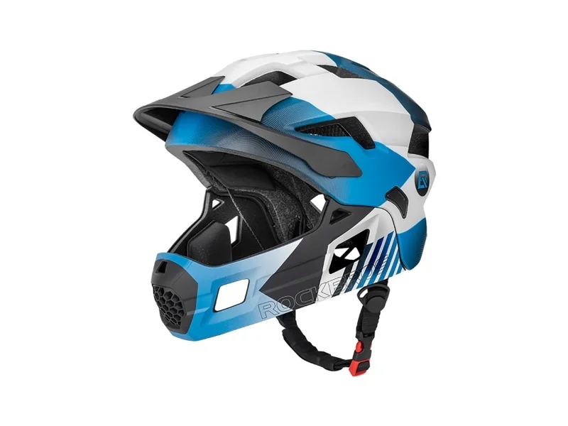 Rockbros TS-61 10110061001 Children's Bike Helmet with Detachable Chin Size S (48-54) - Blue