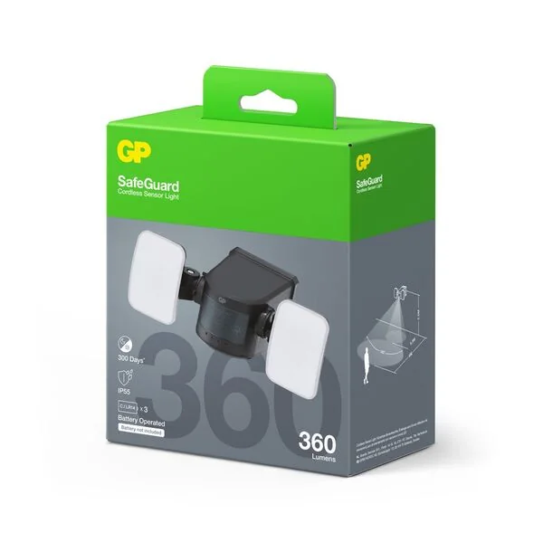 GP Safeguard RF2.1+ wireless outdoor lamp, LED