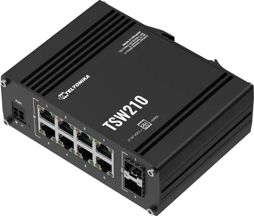 Teltonika TSW210 Industrial Ethernet Switch 8-Port Unmanaged