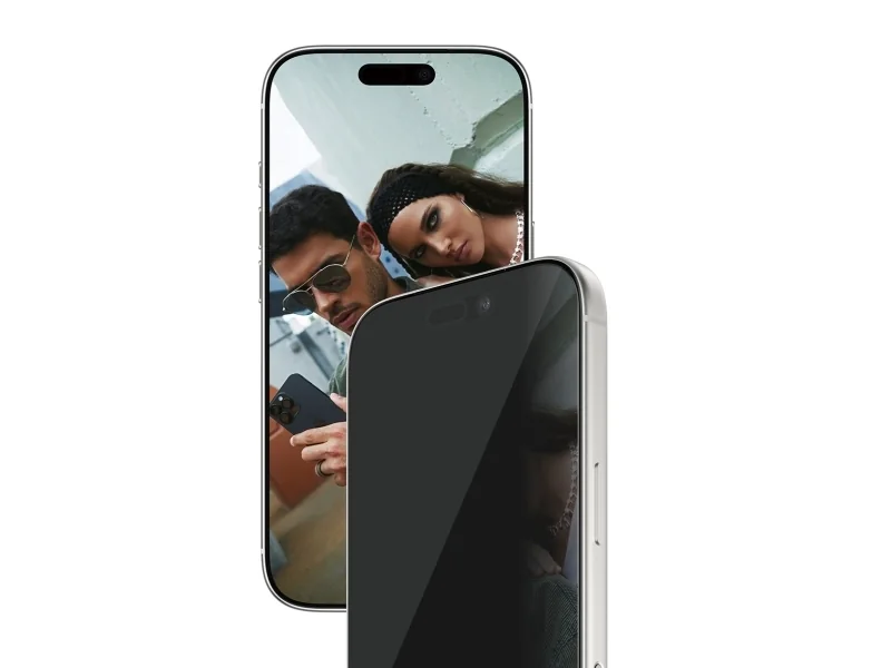 PanzerGlass SAFE. by ® 2-Way Privacy Screen Protector iPhone 17 Pro | Ultra-Wide Fit w. EasyAligner, Apple, Apple - iPhone 17 Pro, Asennus kuivana, Naarmuuntumisenkestävä, Iskunkestävä, Läpinäkyvä, 1 kpl