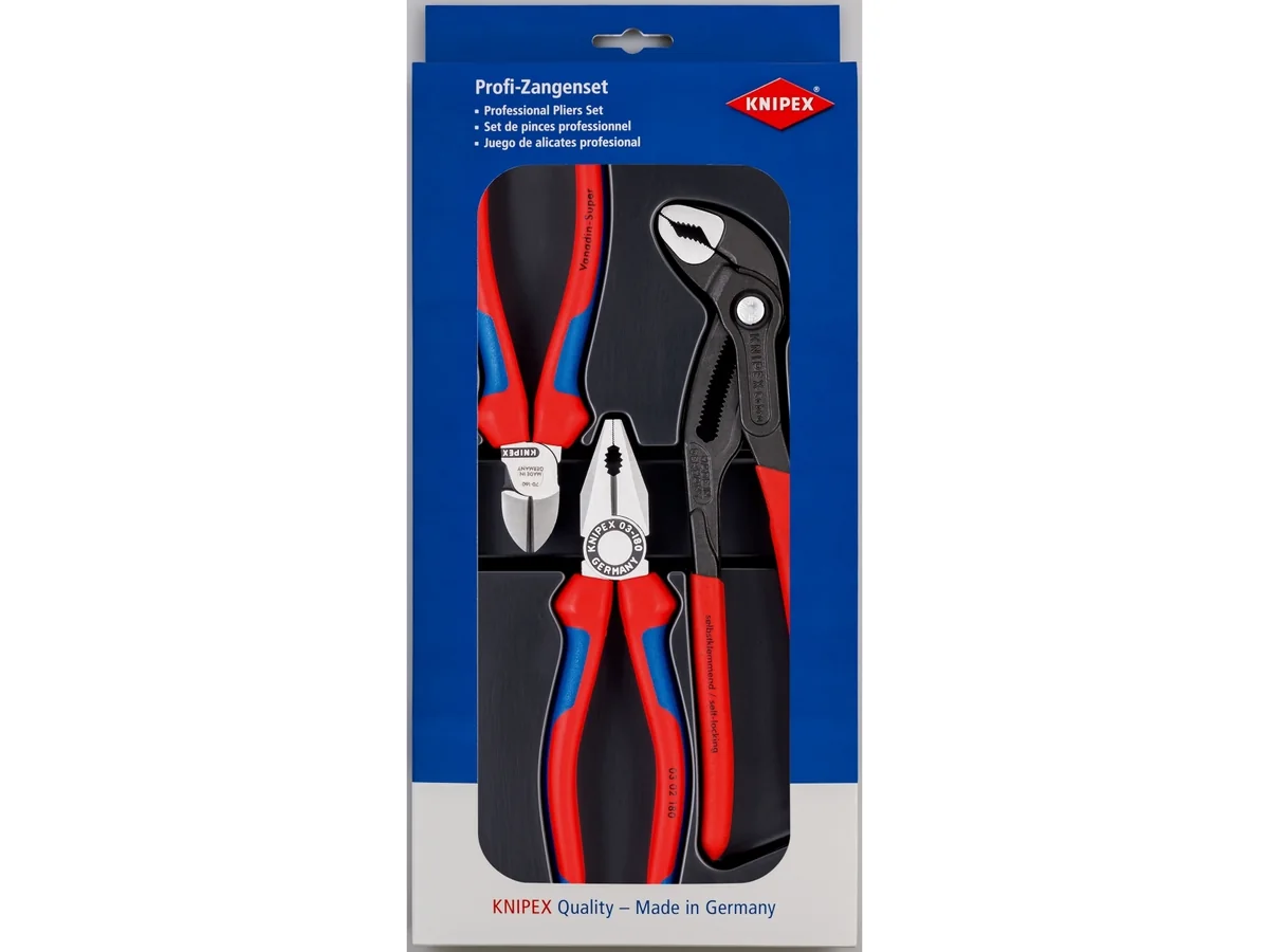 Knipex 00 20 09 V01, Pihtisetti, Sininen, Punainen, 950 g