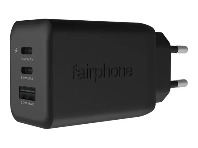 Fairphone ACCHAR-404-WW1, Sisätila, AC, musta