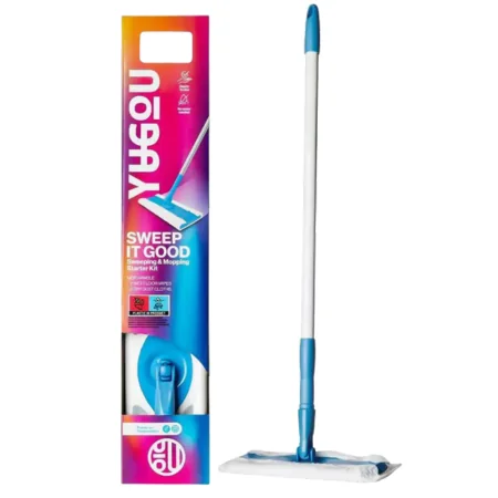 YUGOU SWEEP IT GOOD 2-in-1 Sweeping & Mopping Starter Kit
