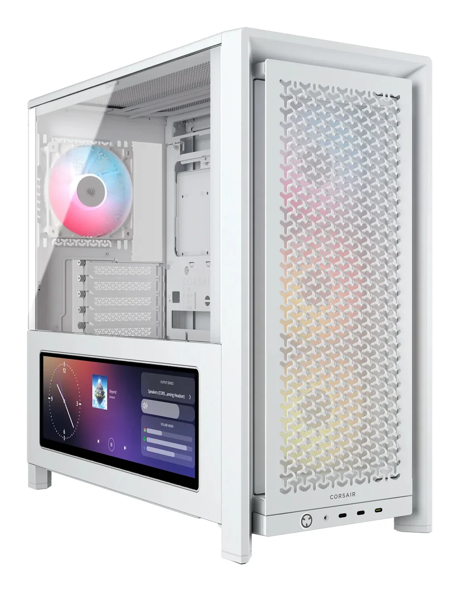 Corsair FRAME 4000D LCD RS ARGB - Kotelot - Miditower - Valkoinen