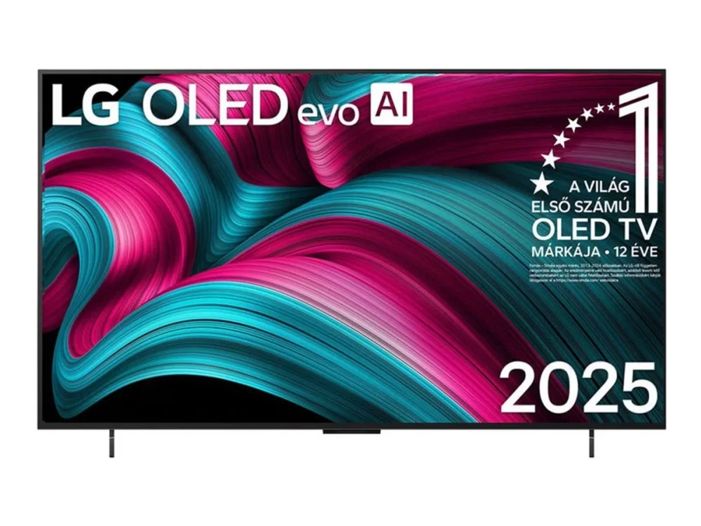 LG OLED evo AI OLED42C51LA, 106,7 cm (42), 3840 x 2160 pikseliä, OLED evo, Älytelevisio, Wi-Fi, musta