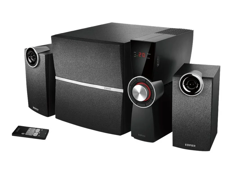 Edifier C2XD, 2.1 kanavaa, 53 W, PC, musta, Vahvistin, Itsenäinen
