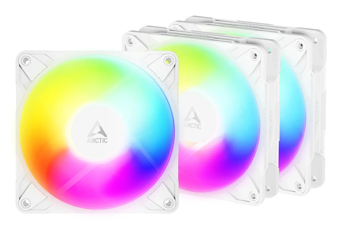 Arctic P12 Pro Reverse A-RGB (White) - 3 Pack - Kotelotuuletin - 120mm - Valkoinen