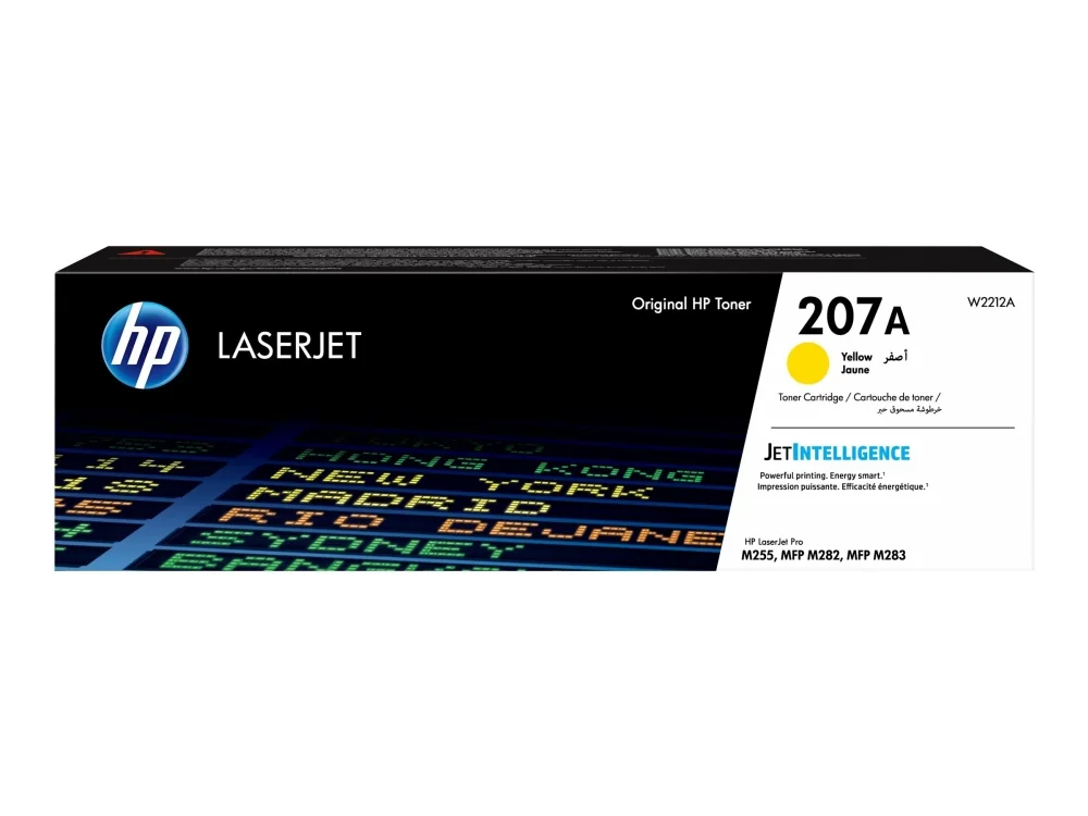 HP 207A alkuperäinen keltainen LaserJet -värikasetti, 1250 sivua, 0 sivua, Keltainen, 1 kpl