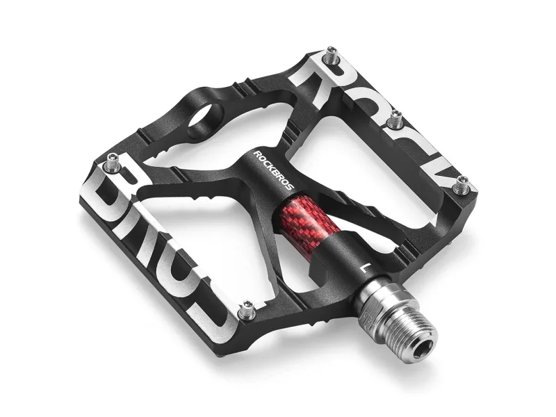 Rockbros 37213071001 Aluminium Alloy Bicycle Pedal Set - Black
