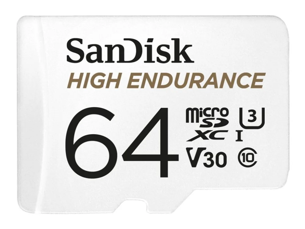 SANDISK High Endurance microSD/SD - 100MB/s - 64GB