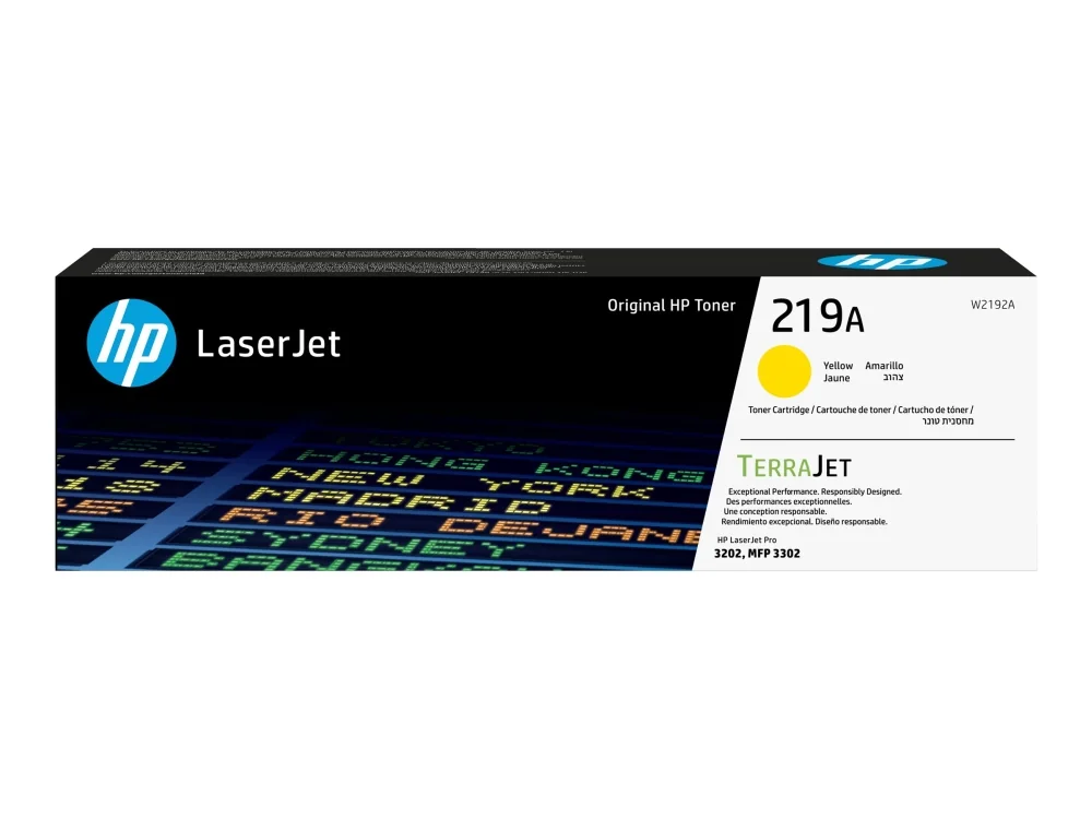 HP 219A -laservärikasetti, keltainen