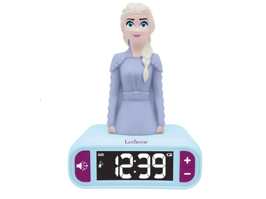 Frozen 2 Alarm Clock With Sounds | Night Light | Elsa