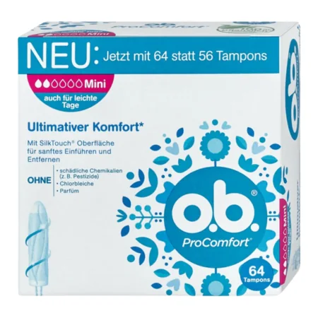 O.B. ProComfort Mini tamponit - 64 kpl.