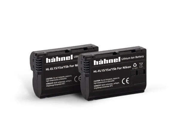 Hahnel H&Auml HNEL BATTERY NIKON HL-EL15HP TWIN PACK