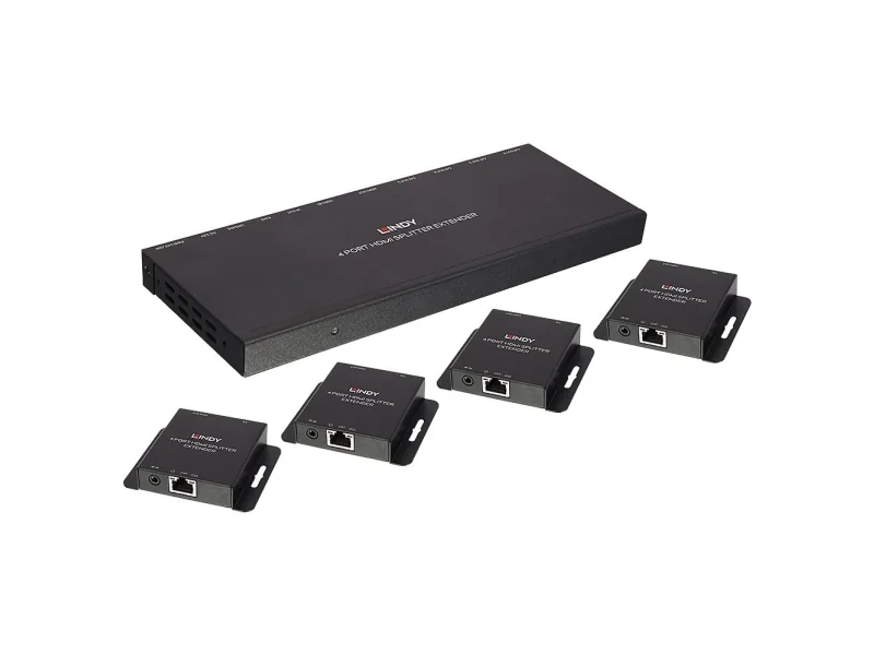 Lindy Cat.6 HDMI & IR Splitter Extender with Loop Out