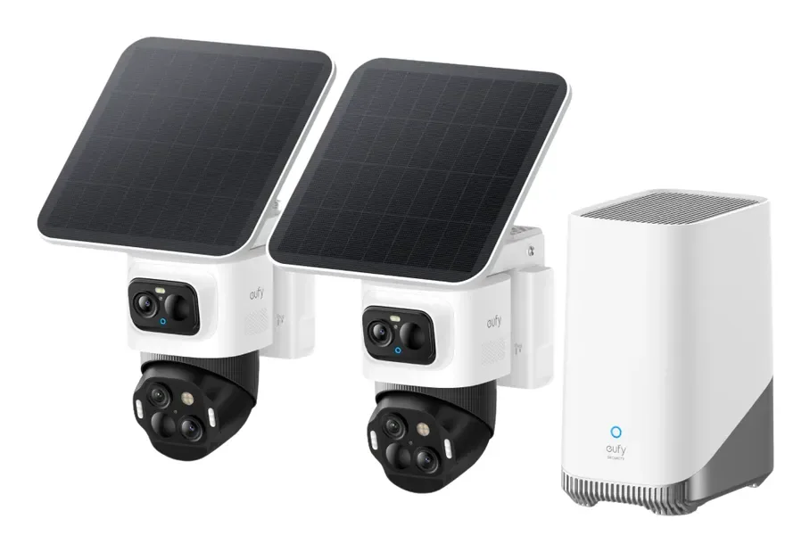 Anker Eufy Camera S4 2-Camera Kit - Ulkoturvakamerajärjestelmä, Musta, Valkoinen