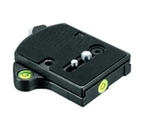 Manfrotto 394 Quick Adaptor Low Profile, Musta, 280 g