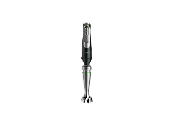 Braun MultiQuick 9 MQ 9195XLI, Upotettava sekoitin, 2 L, Jäänmurskaus, 1,2 m, 1200 W, Musta, Ruostumaton teräs