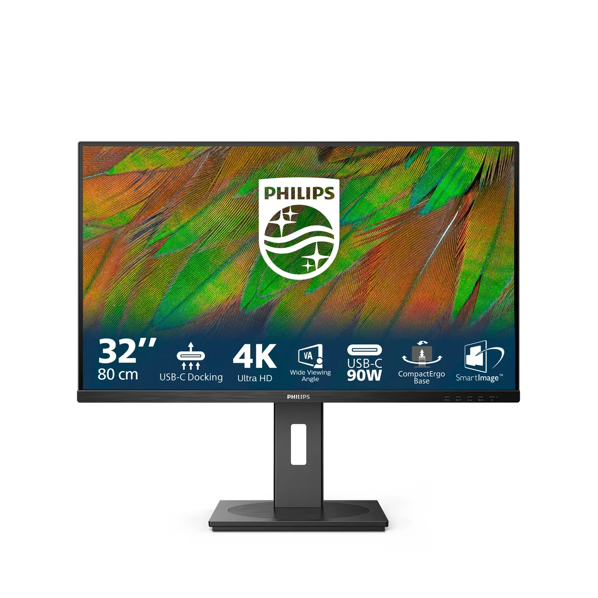 32" Philips 32B1U3900 - 3840x2160 (4K) - 60Hz - VA - 90W USB-C