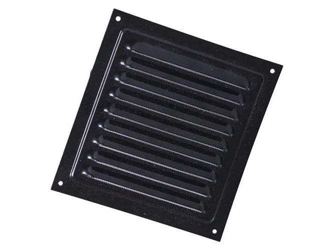 Duka Jalousie grid 150x150 mm black lacquered aluminium
