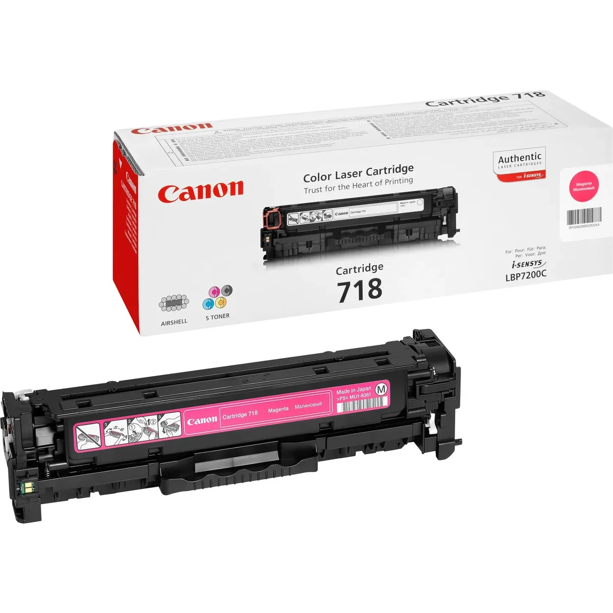 Canon CRG 718 -laservärikasetti, magenta