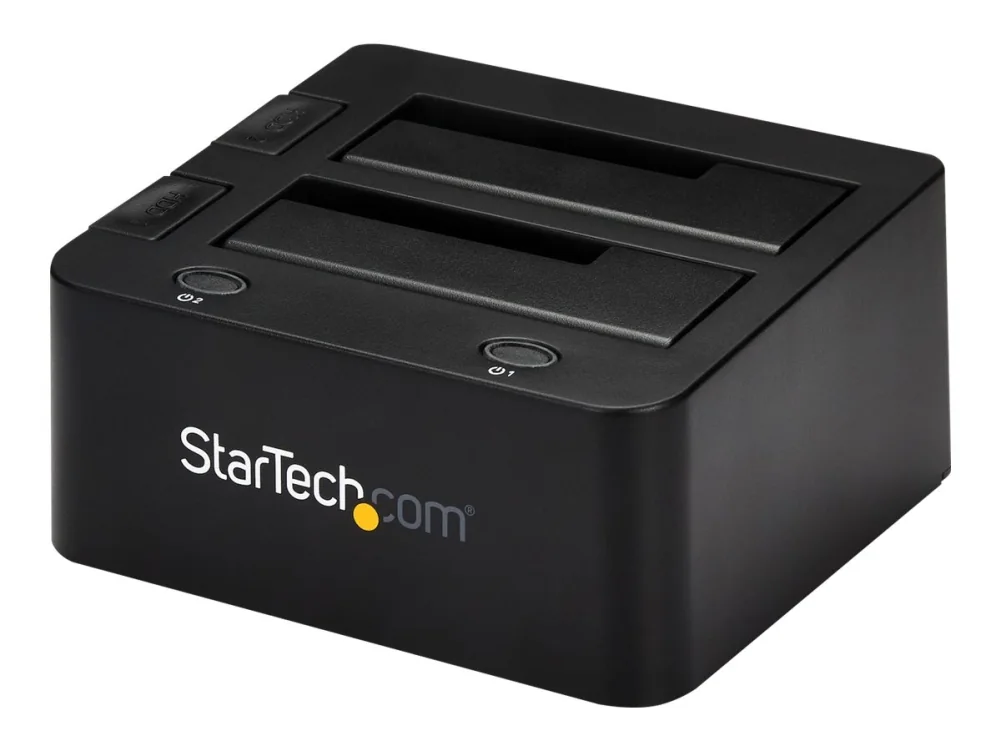 StarTech.com UNIDOCKU33, HDD, SSD, Parallel ATA (IDE), SATA, Serial ATA II, Serial ATA III, 2.5,3.5, 6 TB, USB 3.2 Gen 1 (3.1 Gen 1) Type-B, Musta