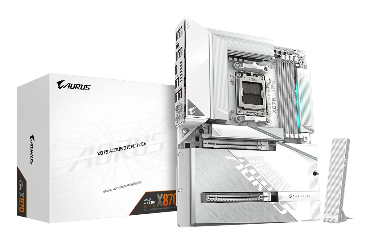 Gigabyte Aorus X870 Stealth Ice WiFi 7 DDR5 AM5 ATX -emolevy