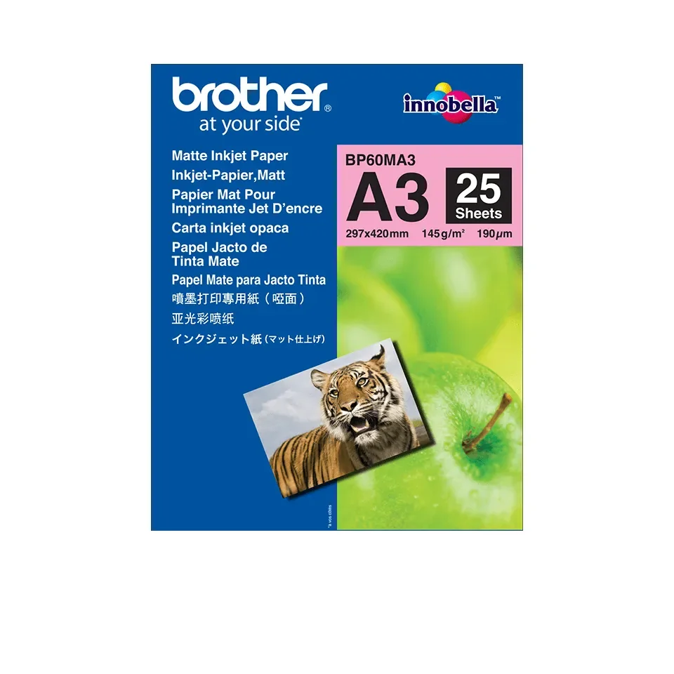 BROTHER MATTE INKJET PAPER A3 (25SH)