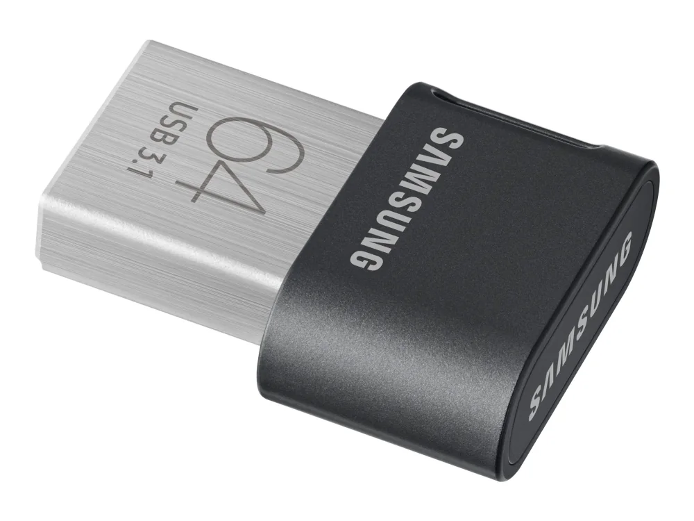 Samsung Fit Plus 64gb Usb-a Harmaa, Hopea