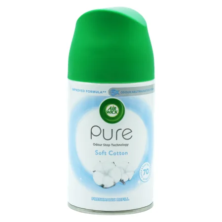 Air Wick Pure Soft Cotton Freshmatic Ilmanraikastimen Täyttöpakkaus - 250 ml