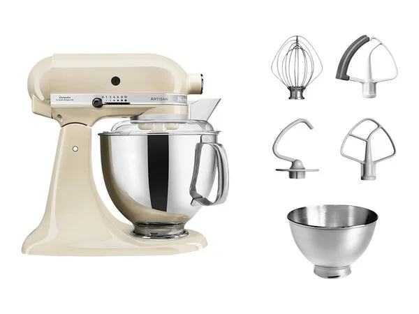 KitchenAid Artisan 5KSM175PSEAC -yleiskone - mantelinvaalea