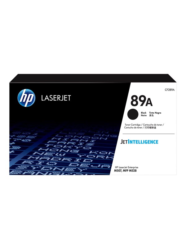 HP 89A CF289A-laservärikasetti, musta
