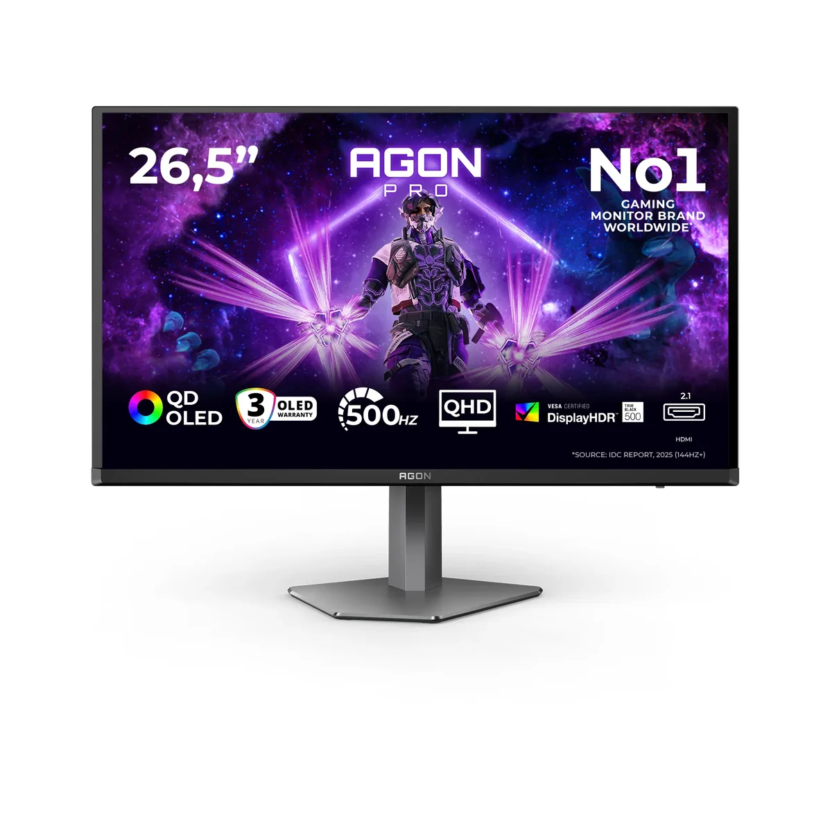 26.5" AOC AGON PRO AG276QKD2 - 2560x1440 (QHD) - 500Hz - QD-OLED