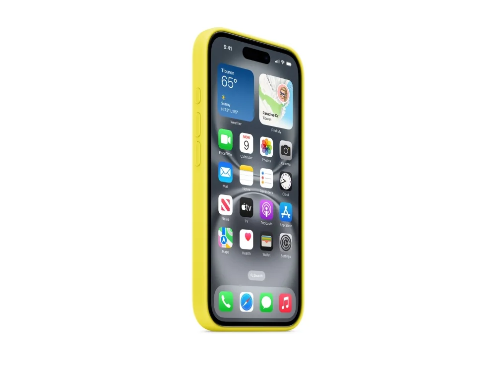 Apple iPhone 16 Silicone Case with MagSafe - Star Fruit