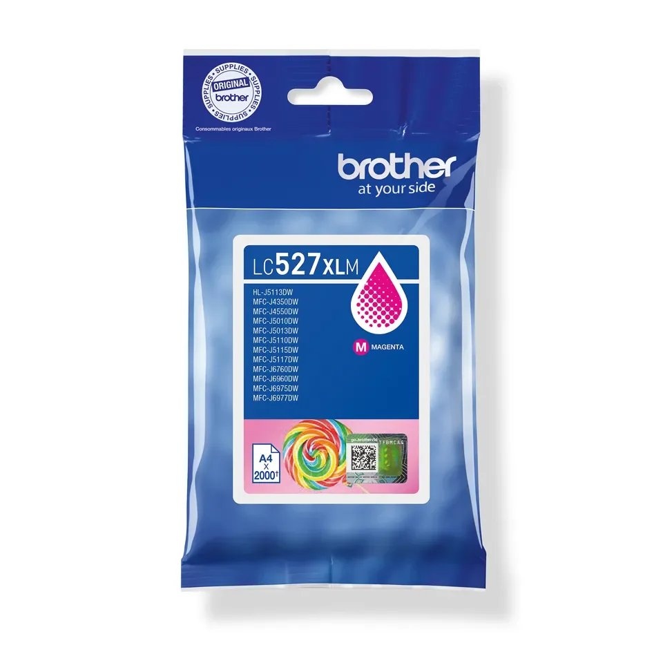 Brother LC527XLM-mustekasetti, 50 ml, magenta