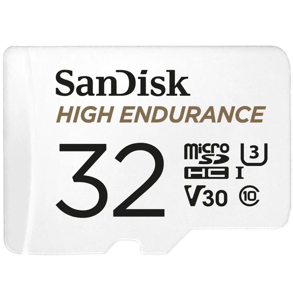 SanDisk High Endurance, 32 GB, MicroSDHC, Luokka 10, UHS-I, 100 MB/s, 40 MB/s