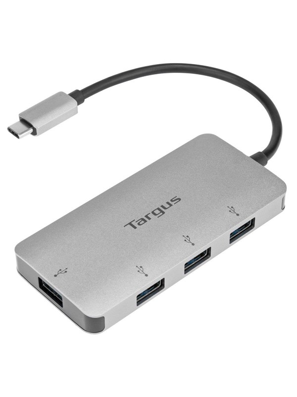 Targus USB-C to 4-Port USB-A Hub USB hub - 4 porttia - USB 3.2 - hopea