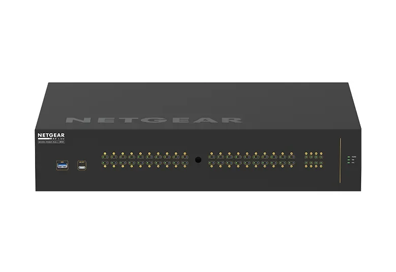 NETGEAR AV Line M4250-40G8XF-PoE++ - Hallittava kytkin, Musta