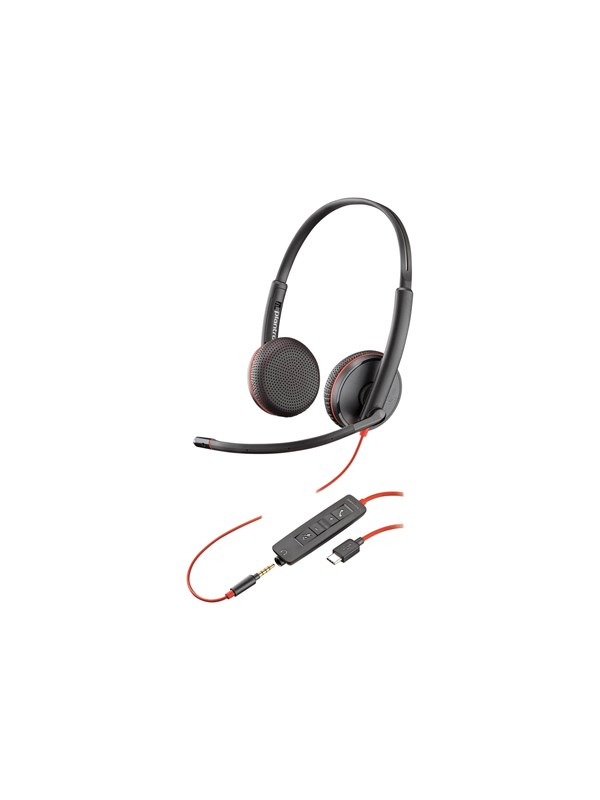Plantronics BlackWire 3225 -kuulokemikrofoni, musta